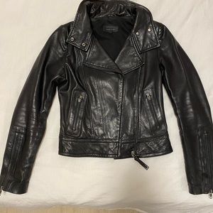 Mackage Kenya leather jacket aritzia